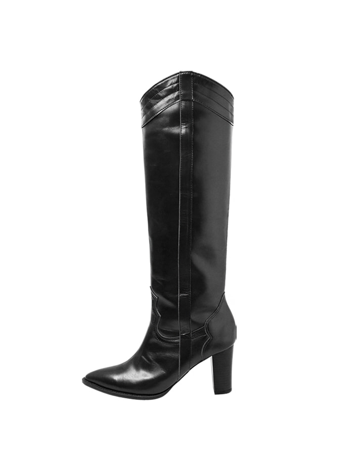 Saint Leather Boots_Black