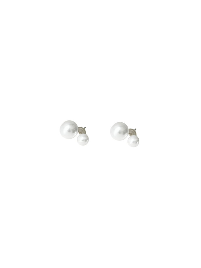 [Select] Twin pearl earring
