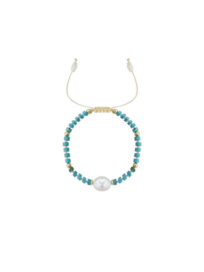 [Select] Aqua Blue Pearl Bracelet
