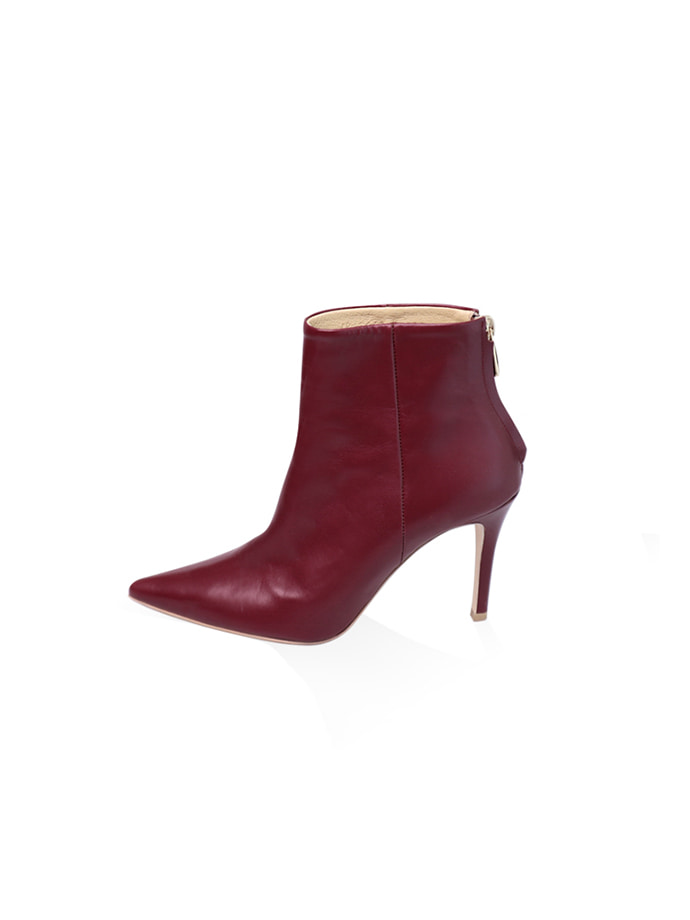 Stiletto Ankle Boots_Burgundy