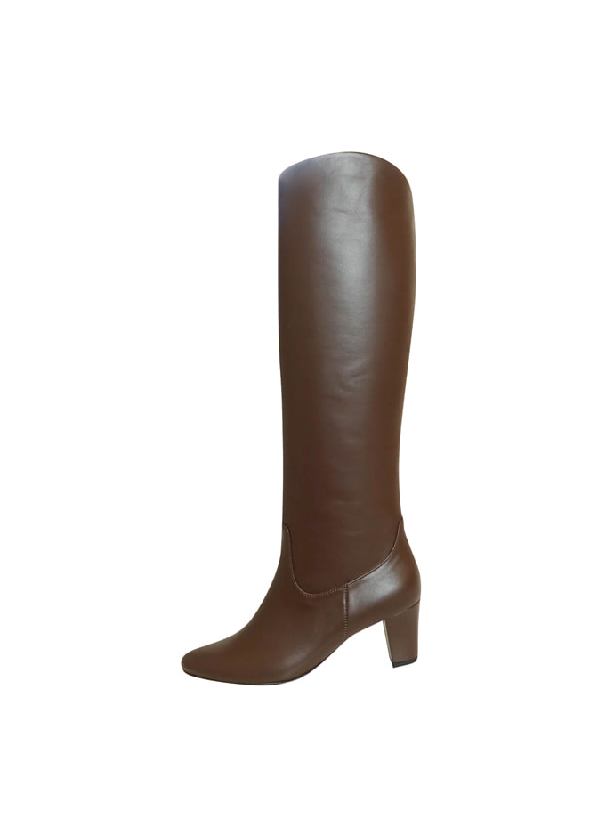 Kate Leather Long Boots_Brown