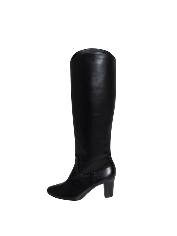 Kate Leather Long Boots_Black