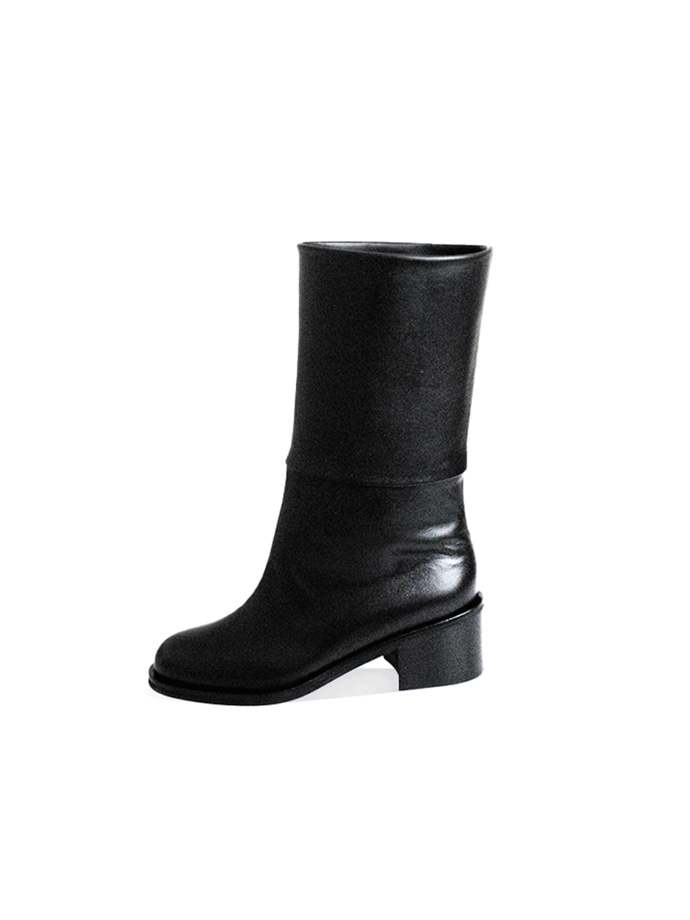 [Select] Ramskin Middle Boots _Black