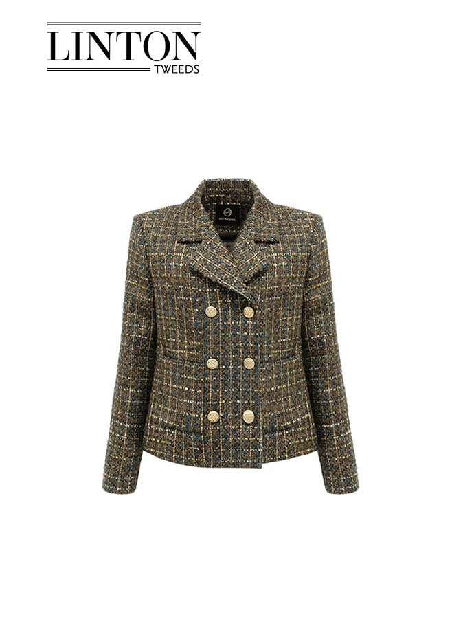 [LINTON] Kara double button tweed jacket
