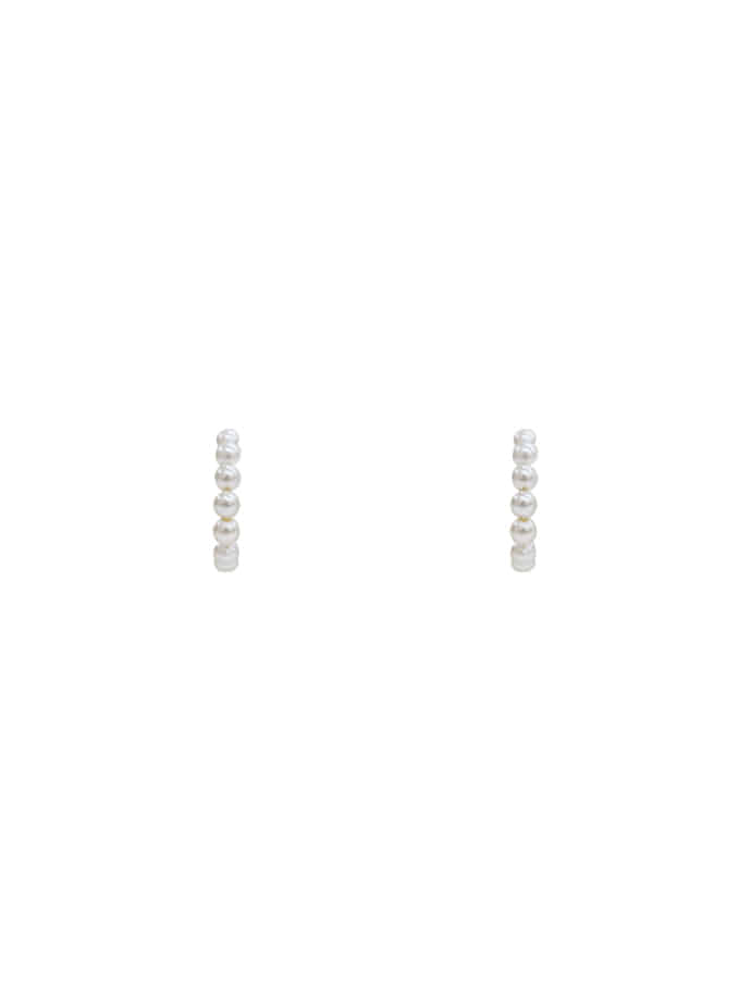 [Select] Pearl Curve Earring