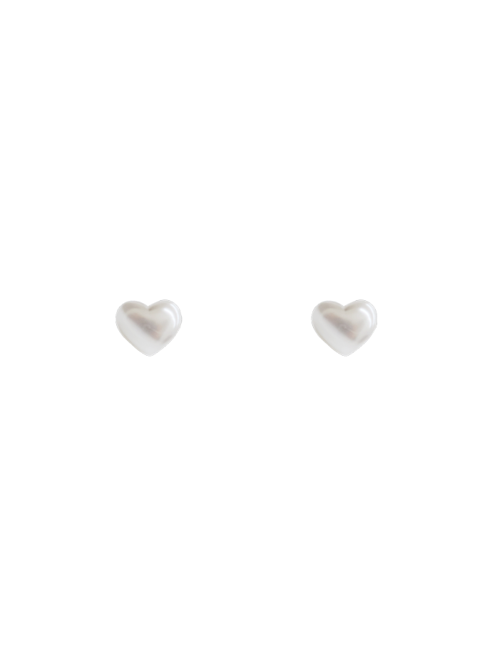[Select] Pearl heart earring.