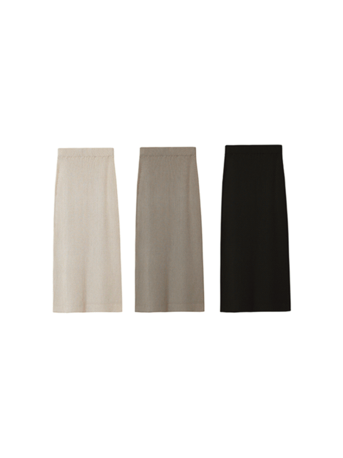 [Select] Whole garment knit skirt